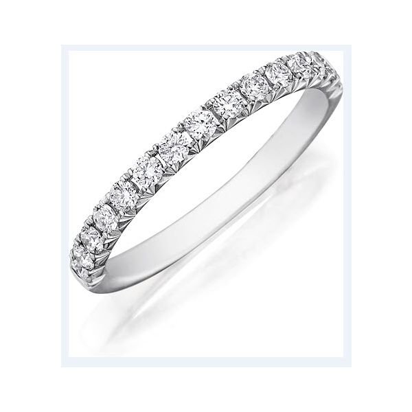 14K WG Ladies 0.45ct TW Diamond Henri Daussi Wedding Ring Skaneateles Jewelry Skaneateles, NY