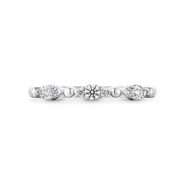 18K WG Ladies Hearts on Fire Beaded Regal Diamond Wedding Ring Skaneateles Jewelry Skaneateles, NY