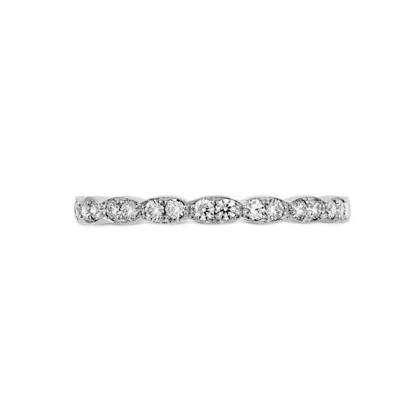 18K WG Ladies 0.22ct TW Hearts on Fire Lorelei Floral Diamond Wedding Ring Skaneateles Jewelry Skaneateles, NY