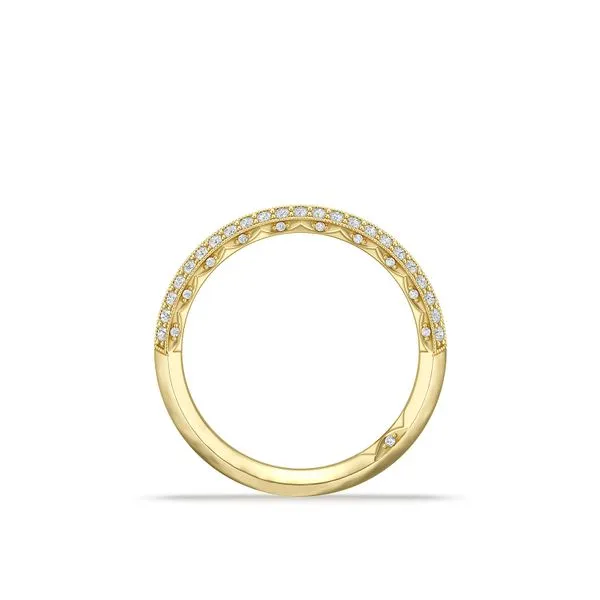 Sculped Crescent Diamond Wedding Ring Image 2 Skaneateles Jewelry Skaneateles, NY