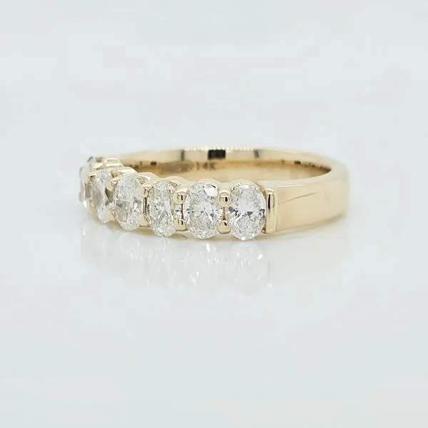 Classic Seven Stone Oval 1.23ct TW Diamond Wedding Ring Image 2 Skaneateles Jewelry Skaneateles, NY
