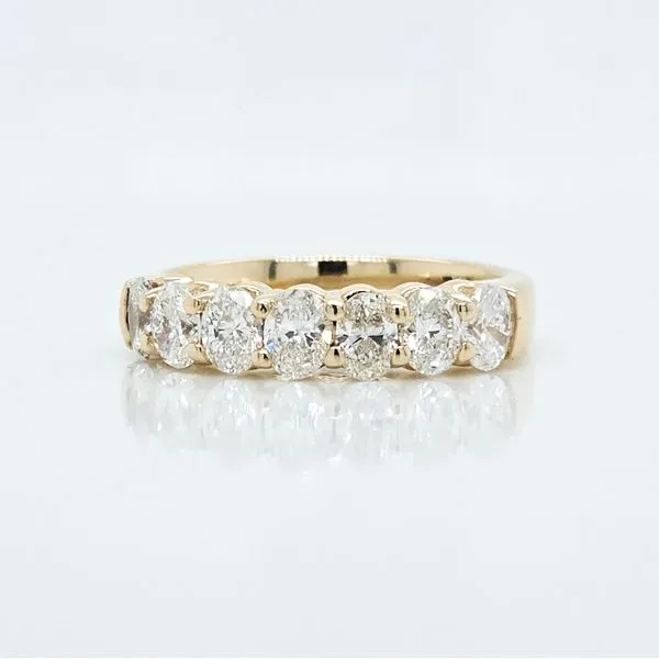 Classic Seven Stone Oval 1.23ct TW Diamond Wedding Ring Skaneateles Jewelry Skaneateles, NY