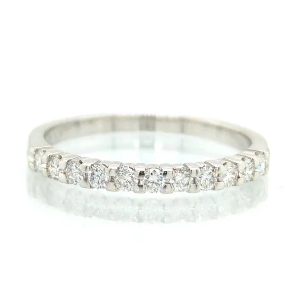 14K White Gold 0.34cttw Diamond Wedding Ring Skaneateles Jewelry Skaneateles, NY