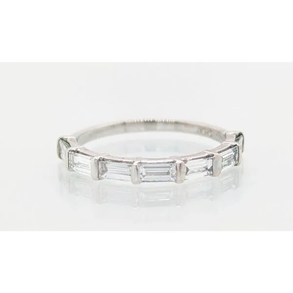 Platinum Baguette Diamond Ring Image 2 Skaneateles Jewelry Skaneateles, NY