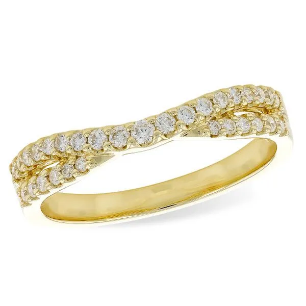 14K WG Skaneateles Signature 1/4ct TW Diamond Enhancer Wedding Ring Image 2 Skaneateles Jewelry Skaneateles, NY