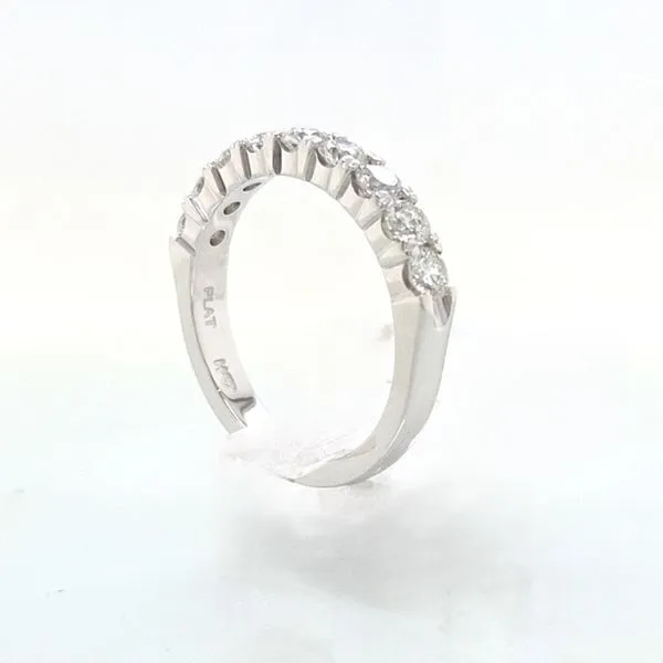 Platinum One Carat TW 9 Stone Diamond Ring Image 3 Skaneateles Jewelry Skaneateles, NY
