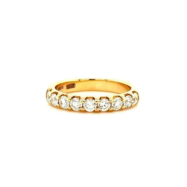 14K Yellow Gold Our Skaneateles Signature One Carat TW Halfway Eternity Ring Skaneateles Jewelry Skaneateles, NY