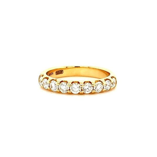 14K Yellow Gold Our Skaneateles Signature One Carat TW Halfway Eternity Ring Skaneateles Jewelry Skaneateles, NY