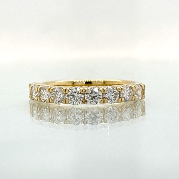 14K Gold Skaneateles Signature One Carat TW 9 Stone Diamond Ring Image 2 Skaneateles Jewelry Skaneateles, NY