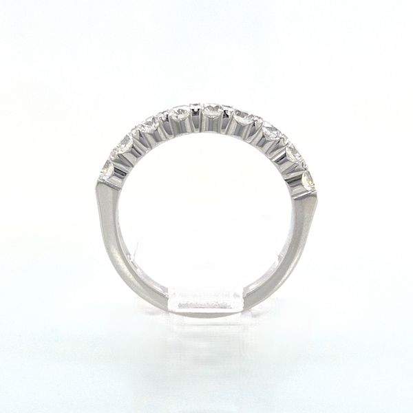 Platinum One Carat Total Weight 9 Stone Diamond Ring Image 4 Skaneateles Jewelry Skaneateles, NY