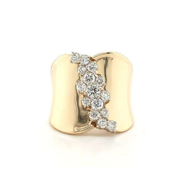 14K YG & WG Ladies 1.02ct TW Diamond 'Waterfall' Ring Skaneateles Jewelry Skaneateles, NY