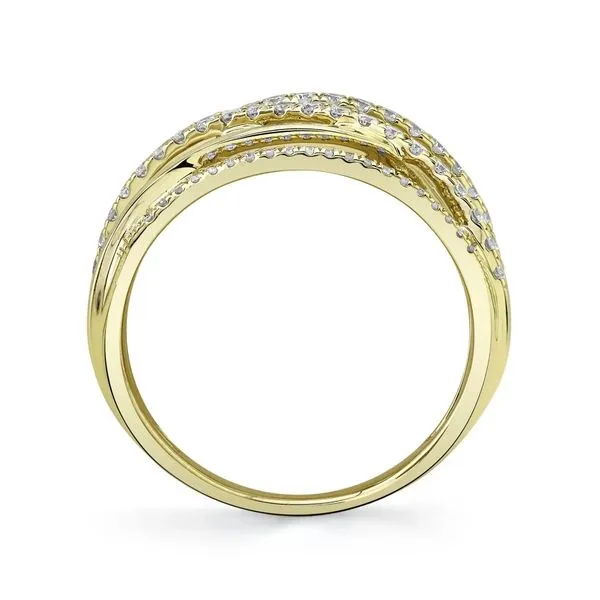 14K YG Ladies 0.62ct TW Classic Diamond Bridge Fashion Ring Image 3 Skaneateles Jewelry Skaneateles, NY
