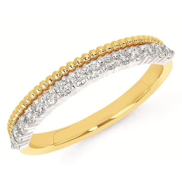 14K TT 1/3ct TW Our Exclusive Stunning Diamond Band Skaneateles Jewelry Skaneateles, NY