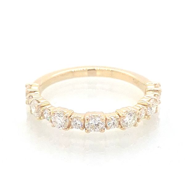 14K YG Skaneateles Signature 0.92TCW 'Big & Small' Round Prong Set Diamond Ring Skaneateles Jewelry Skaneateles, NY