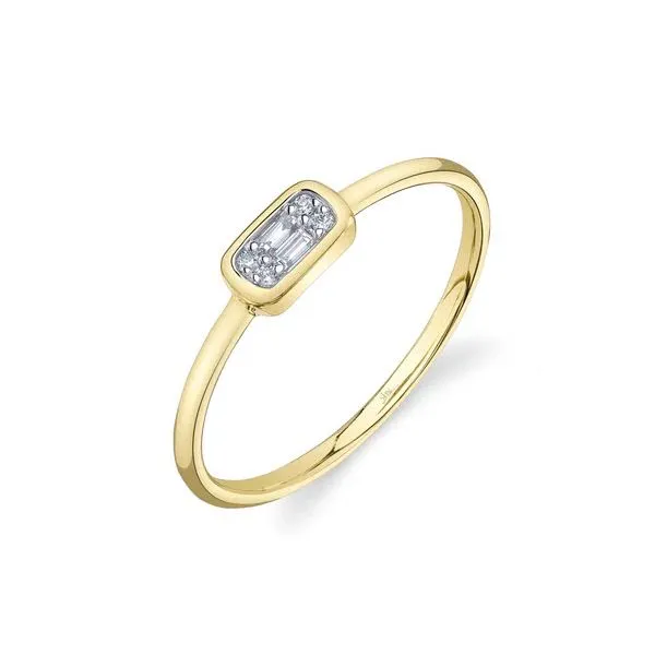 14K YG 0.07ct TW  'Our Signature' Diamond Baguette Ring Skaneateles Jewelry Skaneateles, NY