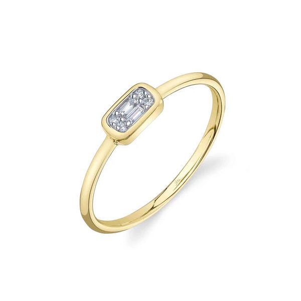 14K YG 0.07ct TW  'Our Signature' Diamond Baguette Ring Skaneateles Jewelry Skaneateles, NY