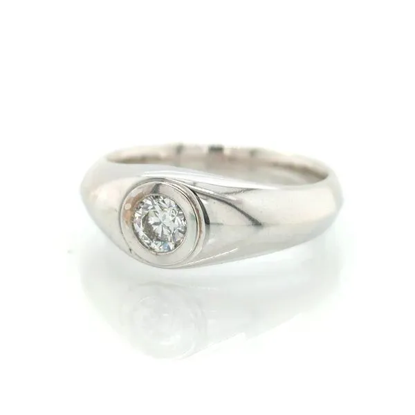 14K WG 0.50ct Classic Gent's Diamond Ring Skaneateles Jewelry Skaneateles, NY