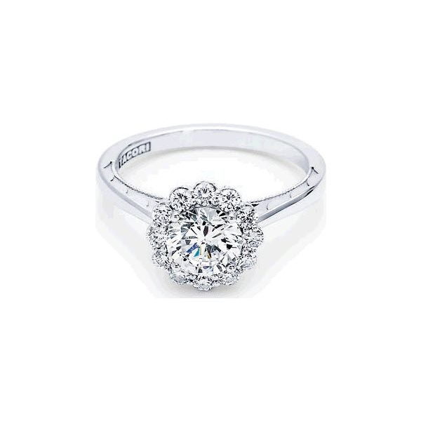 18K WG Ladies 0.69ct TW Tacori Diamond Semi-Mount Ring (7.5mm) Skaneateles Jewelry Skaneateles, NY
