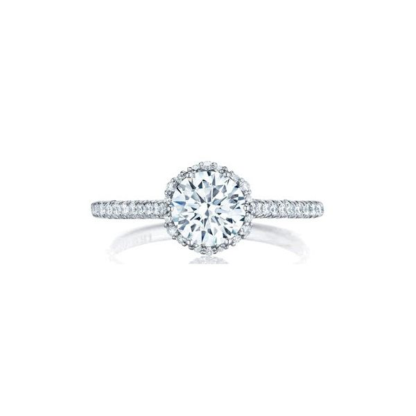 18K WG Ladies 0.33ct TW Tacori  Petite Classic Crescent Diamond Semi-Mount Ring Skaneateles Jewelry Skaneateles, NY