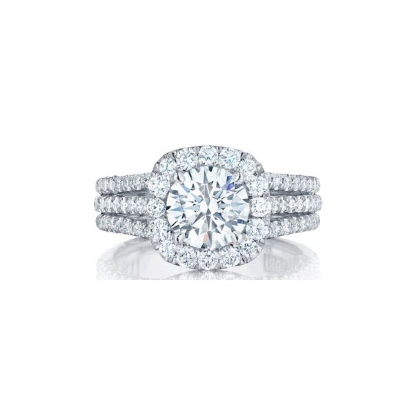 18K WG Ladies 1.03ct TW Tacori  Petite Crescent Collection Diamond Semi-Mount Ring Skaneateles Jewelry Skaneateles, NY