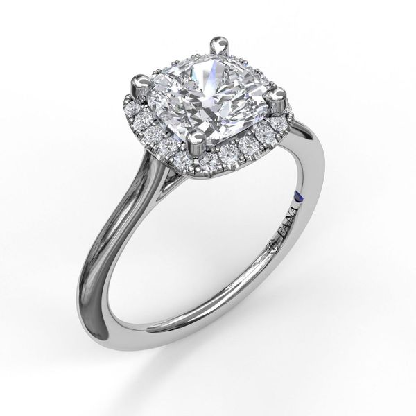Next Generation Cushion Halo Engagement Ring Skaneateles Jewelry Skaneateles, NY