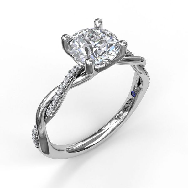 14K WG Ladies 0.09ct TW 