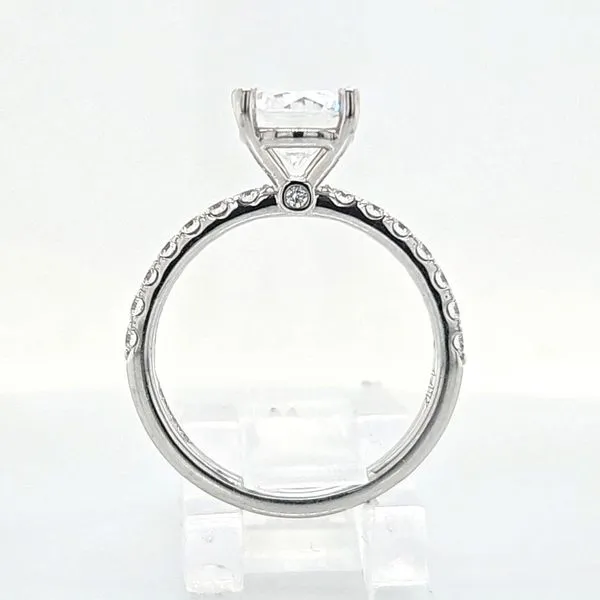 14K WG Diamond Engagement Ring Semi Mount (center not included) Image 4 Skaneateles Jewelry Skaneateles, NY