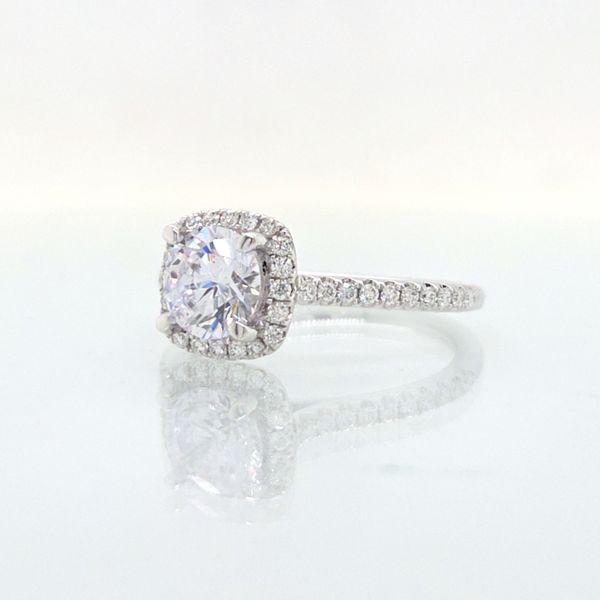 14K WG Diamond Engagement Ring Semi Mount (center not included) Image 2 Skaneateles Jewelry Skaneateles, NY