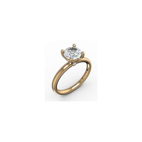 Next Generation Solitaire Round Accent Engagement Ring Skaneateles Jewelry Skaneateles, NY