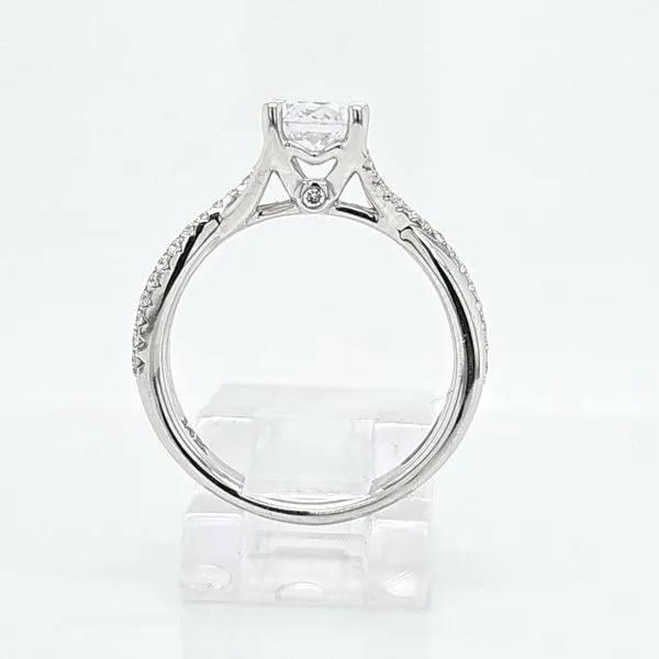 14K WG Diamond Engagement Ring Semi Mount (center not included) Image 4 Skaneateles Jewelry Skaneateles, NY