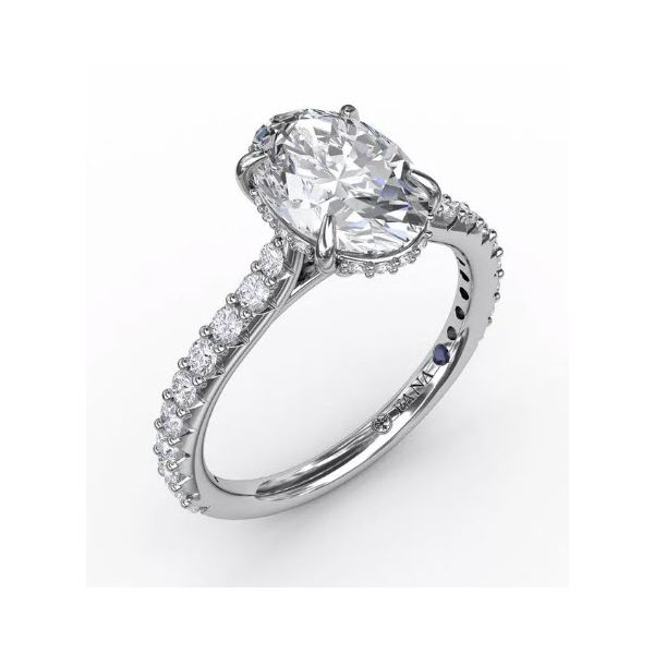 Oval Halo Engagement ring Skaneateles Jewelry Skaneateles, NY