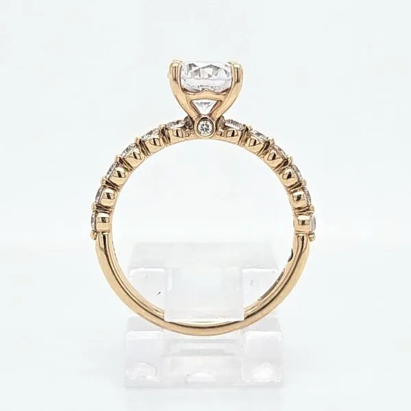 14K YG Diamond Engagement Ring Semi Mount (center not included) Image 4 Skaneateles Jewelry Skaneateles, NY