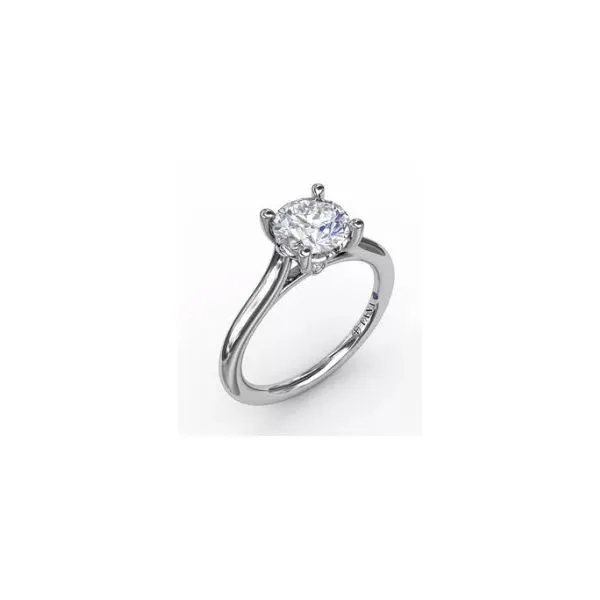 14K WG Ladies 0.04ct TW Diamond Semi-Mount Engagement Ring Skaneateles Jewelry Skaneateles, NY