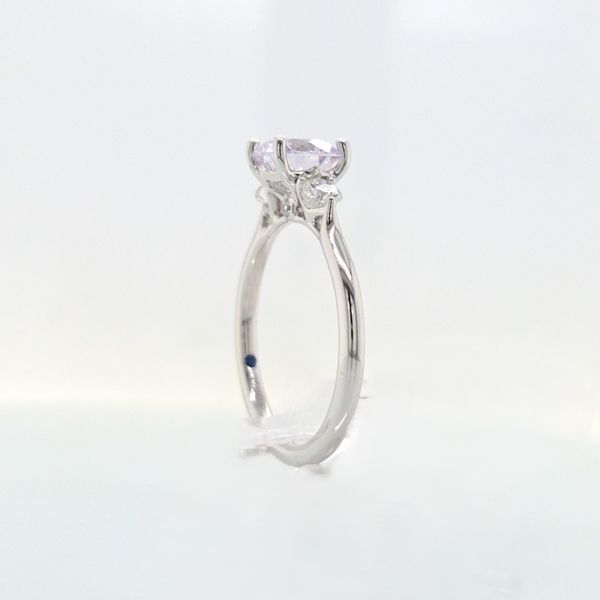 14K WG Past, Present & Future Diamond Engagement Ring Semi Mount (center not included) Image 3 Skaneateles Jewelry Skaneateles, NY