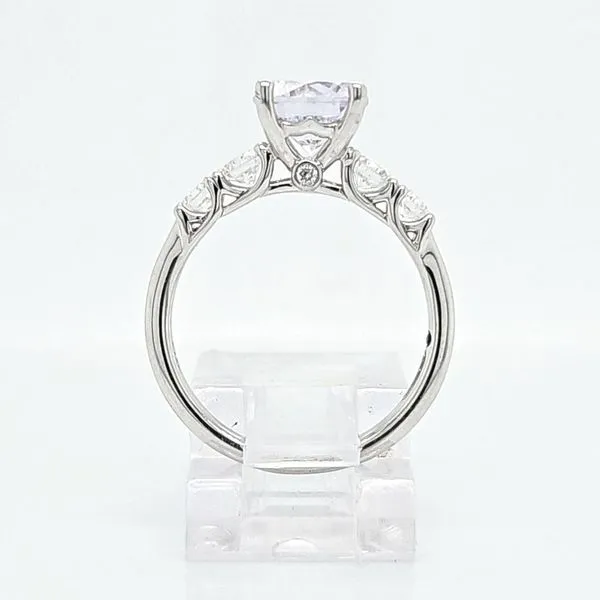 14k White Gold Diamond Engagement Ring Semi Mount (center not included) Image 4 Skaneateles Jewelry Skaneateles, NY