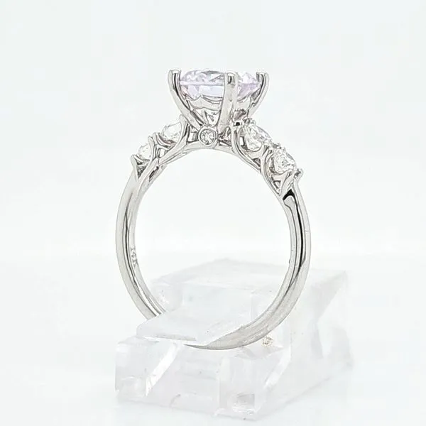 14k White Gold Diamond Engagement Ring Semi Mount (center not included) Image 5 Skaneateles Jewelry Skaneateles, NY