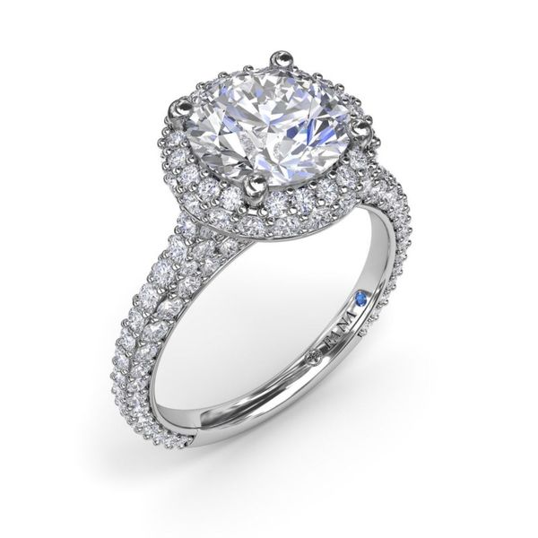 14K WG 1.56ct TW Diamond Ring Mounting Skaneateles Jewelry Skaneateles, NY