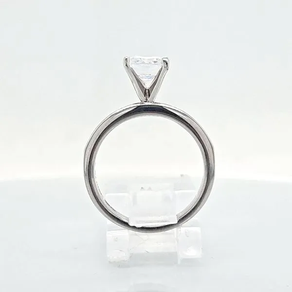 Princess cut Diamond Engagement Ring Semi Mount (center not included) Image 4 Skaneateles Jewelry Skaneateles, NY