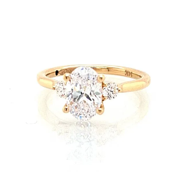 14K YG Past,Present & Future Diamond Engagement Ring Semi Mount (center not included) Skaneateles Jewelry Skaneateles, NY