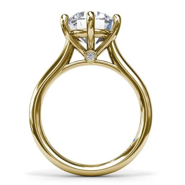 14K YG Diamond Engagement Ring Semi Mount (center not included) Skaneateles Jewelry Skaneateles, NY