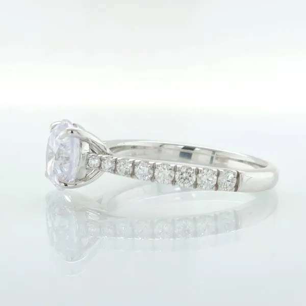 14K WG Ladies 0.40ct TW Graduated Diamond Cathedral Semi-Mount Ring Image 3 Skaneateles Jewelry Skaneateles, NY