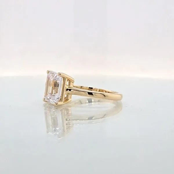 14K Yellow Gold Emerald & Pear 