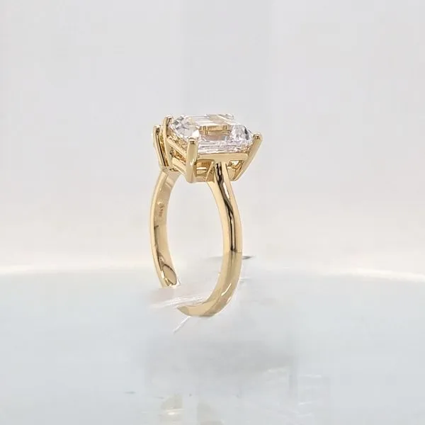 14K Yellow Gold Emerald & Pear 