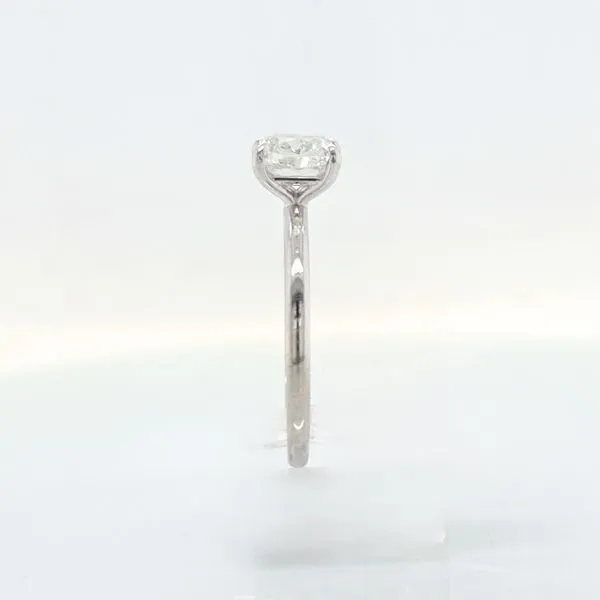 14K White Gold Cushion Shape1.06ct Diamond Solitaire Engagement Ring Image 4 Skaneateles Jewelry Skaneateles, NY