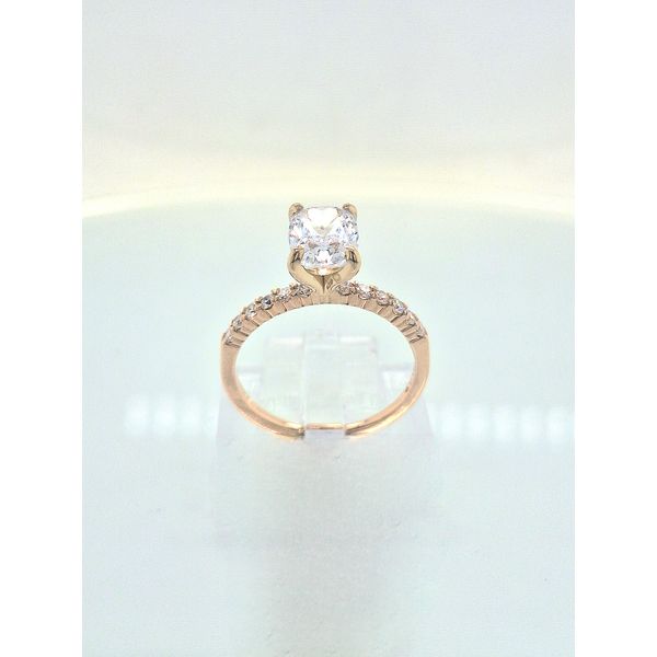 Petite Shared Prong Diamond Semi-Mounting | Skaneateles Jewelry Skaneateles Jewelry Skaneateles, NY