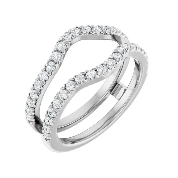 14K WG Diamond Wrap Ring Guard Skaneateles Jewelry Skaneateles, NY