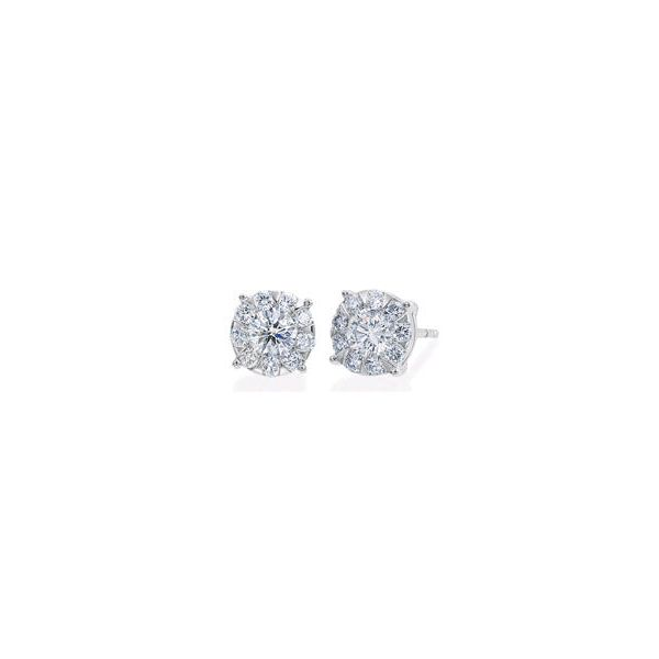 18K WG Memoire Bouquet .66cttw Diamond Earrings Skaneateles Jewelry Skaneateles, NY