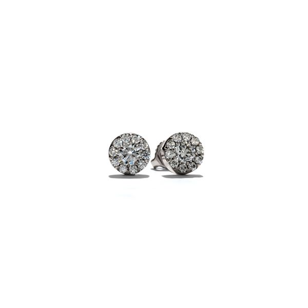 18K WG Ladies 1.01ct TW Hearts On Fire Fulfillment Diamond Earrings Skaneateles Jewelry Skaneateles, NY