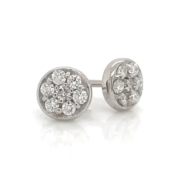 1/7ct TW Diamond Pave Stud Earrings Skaneateles Jewelry Skaneateles, NY