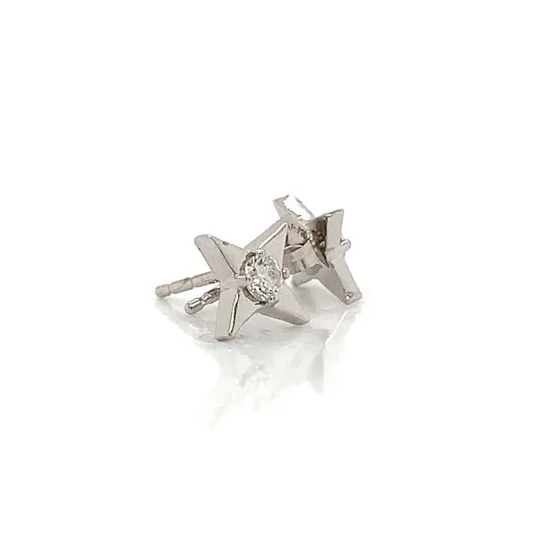 EXCLUSIVELY OURS Shining Light Diamond Stud Earrings Image 2 Skaneateles Jewelry Skaneateles, NY